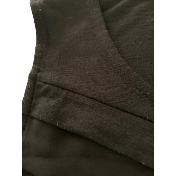 COLDWATER CREEK Size XL 18 Black Knit Sleeveless Tank Layering Shell EXC - Picture 4 of 9